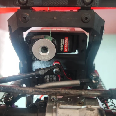 Giá Đỡ Servo Lái và Servo Tời (Winch) cho TRX4