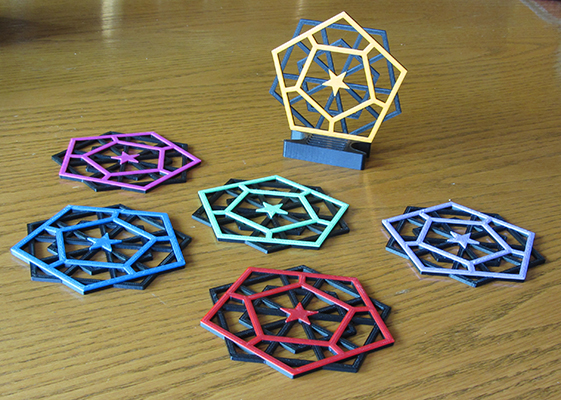 Đế Lót Ly Hình Sao Ngũ Giác