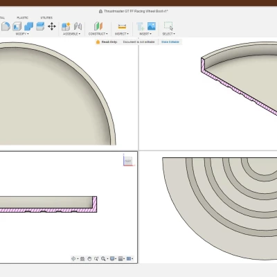 Chụp Chống Trượt Kẹp Vô Lăng Đua Xe Thrustmaster / Guillemot GT Force Feedback