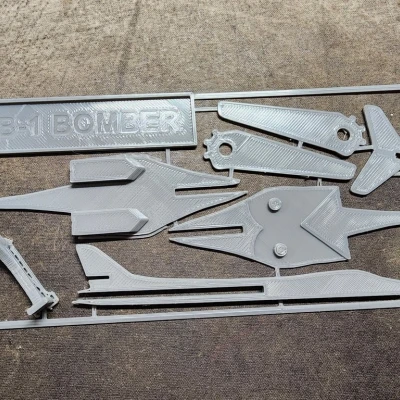 Bộ Kit Giấy Máy Bay B-1