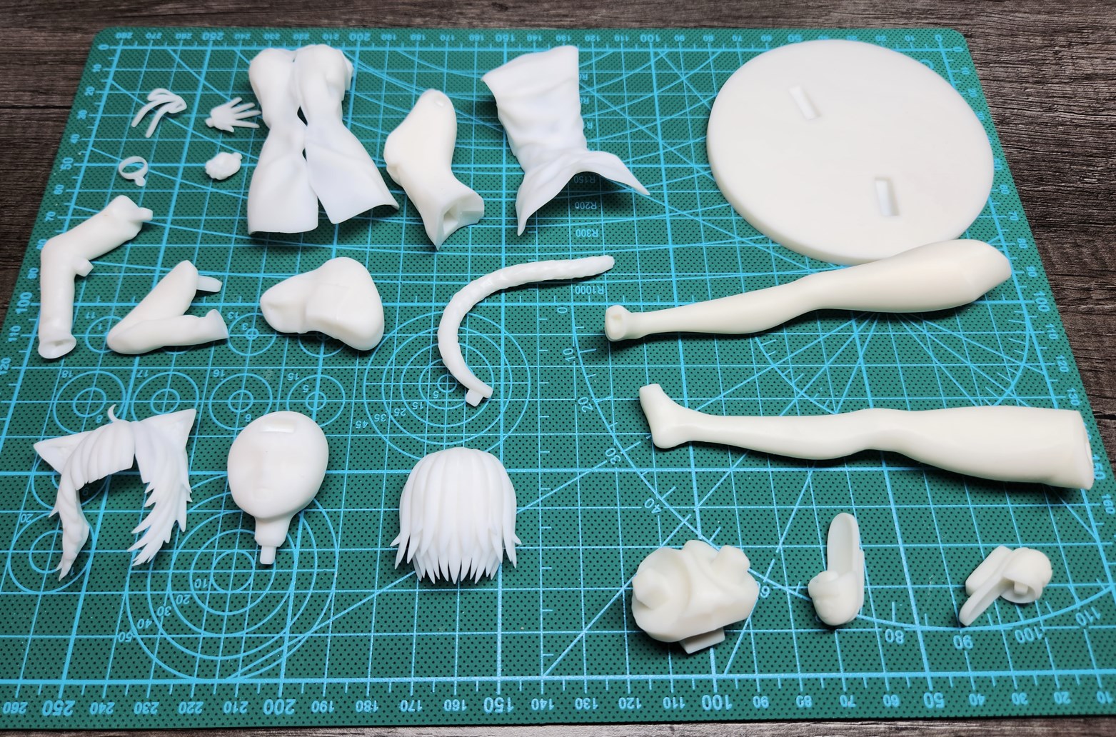 Mô hình in 3D Nekomata Okayu (猫又おかゆ) (Trang phục thứ 4)