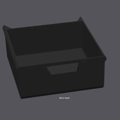 Ngăn Kéo Dưới Bàn - Độ Sâu Lớn (80mm, 100mm, 120mm, 140mm)