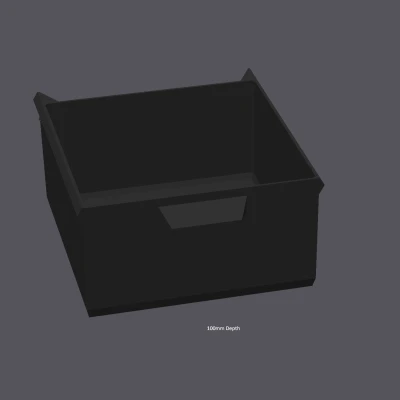 Ngăn Kéo Dưới Bàn - Độ Sâu Lớn (80mm, 100mm, 120mm, 140mm)