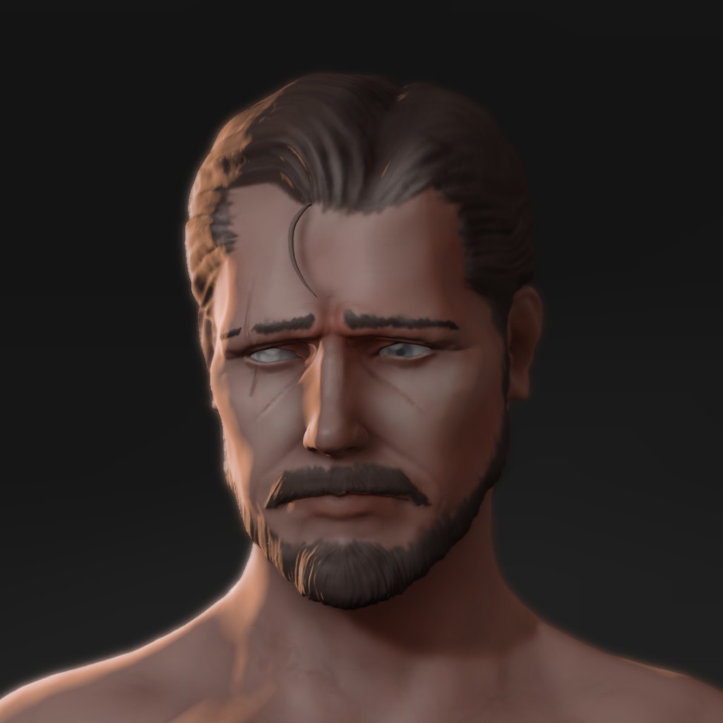 Mô Hình Tượng Ri-a Mép (Mustache)