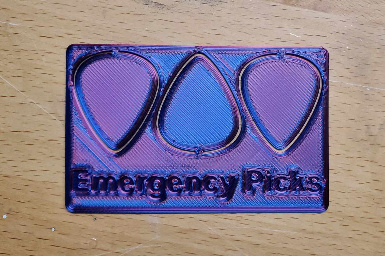 Thẻ Tín Dụng Kiêm Pick Guitar Dự Phòng - Full Size