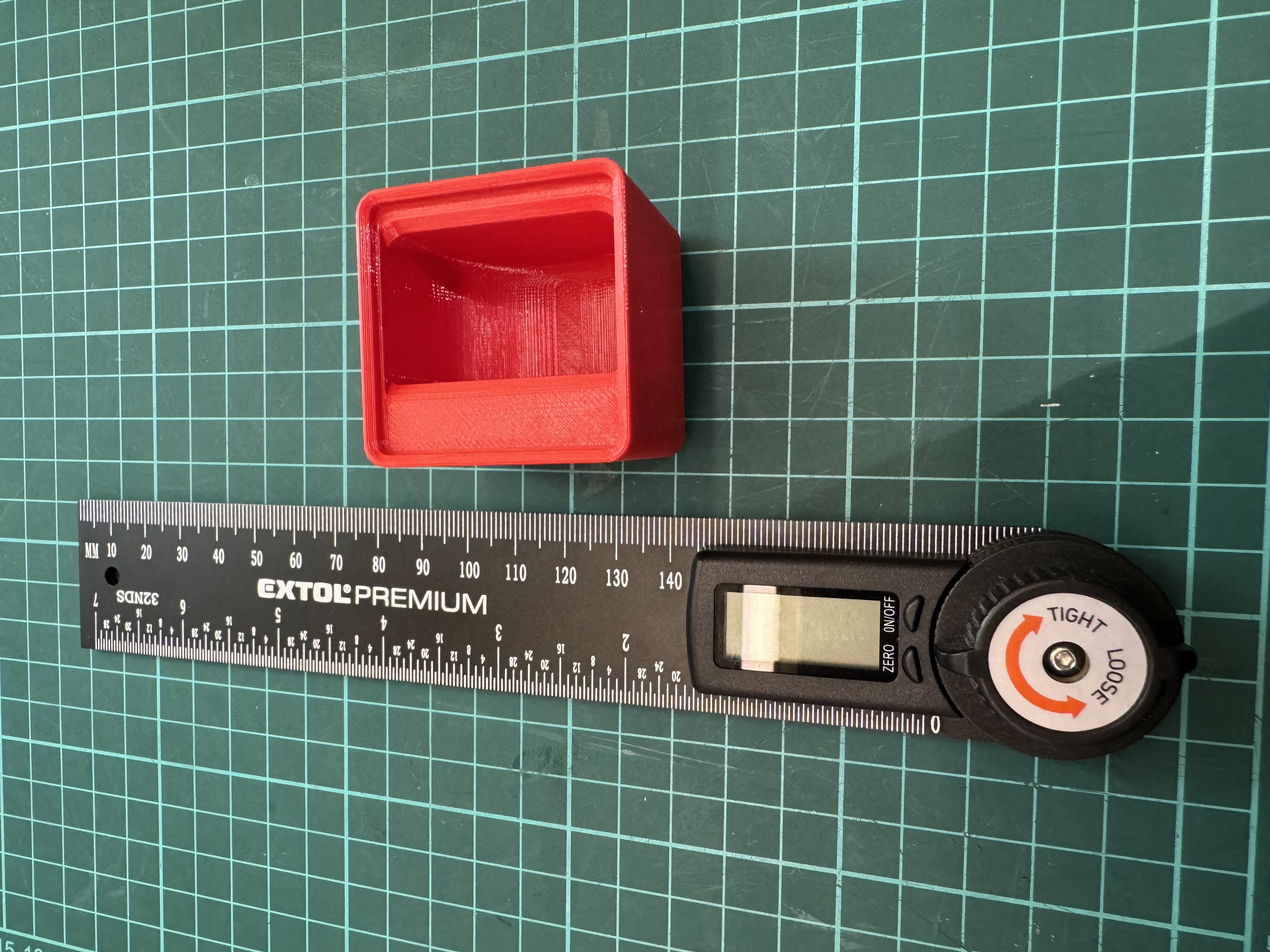 Kệ Giữ Thước Đo Góc Extol Chuẩn Gridfinity