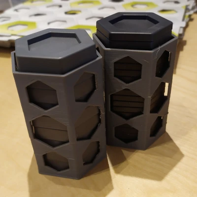 Hộp đựng đồ chơi Gravitrax màu xám đen