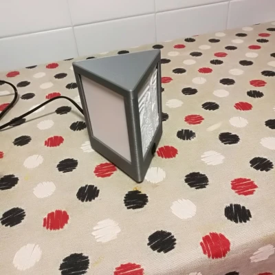 Chao Đèn Litofania Tam Giác