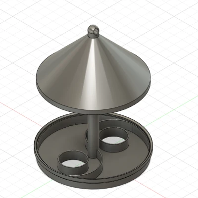 Máng Ăn Chim Đơn Giản