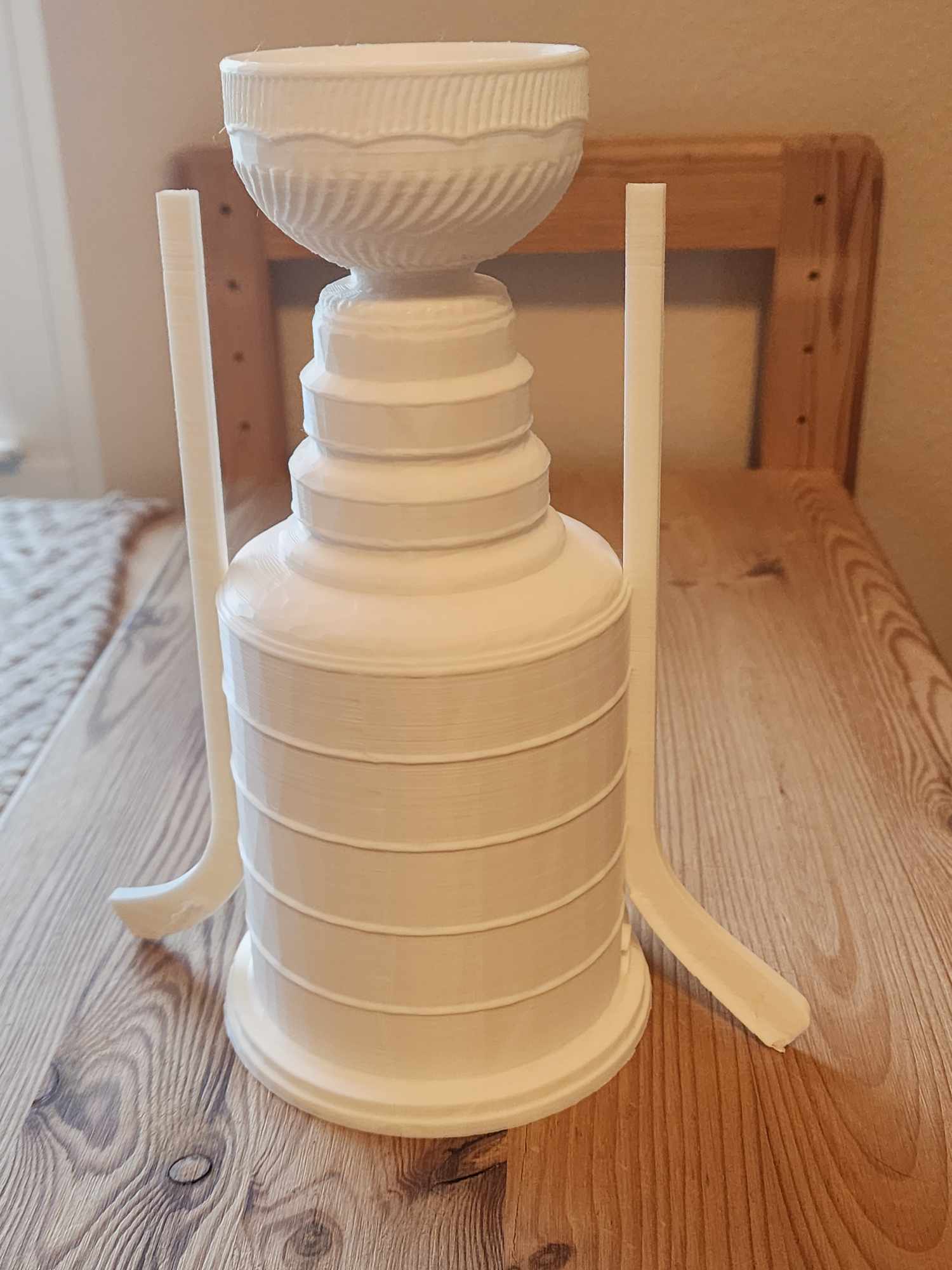 Mô hình Cúp Vô Địch Tampa Bay Lightning Kèm Gậy Khúc Côn Cầu