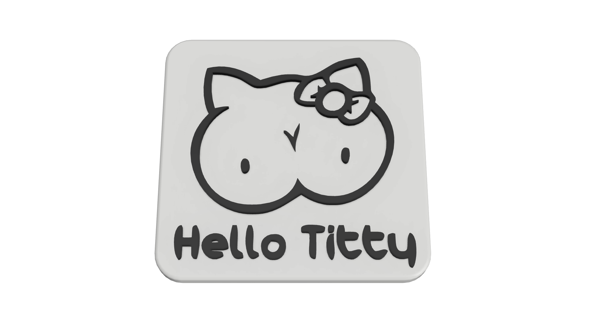 Biển Chữ H-e-l-l-o T-i-t-t-y