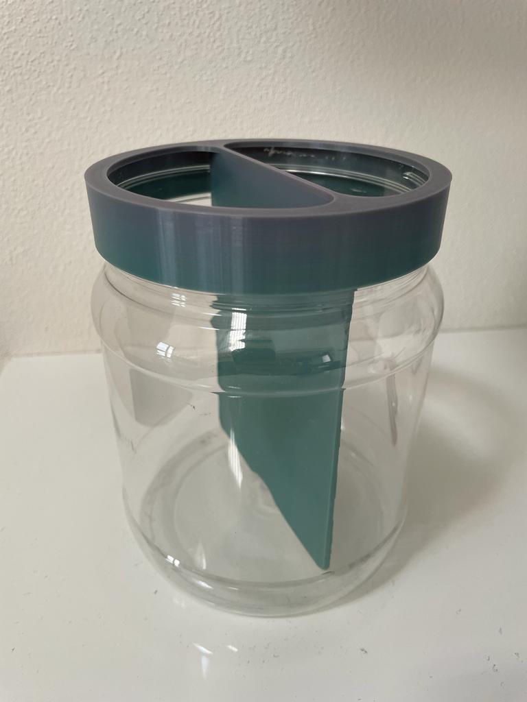 Nắp Hũ Đựng Bút 2 Ngăn