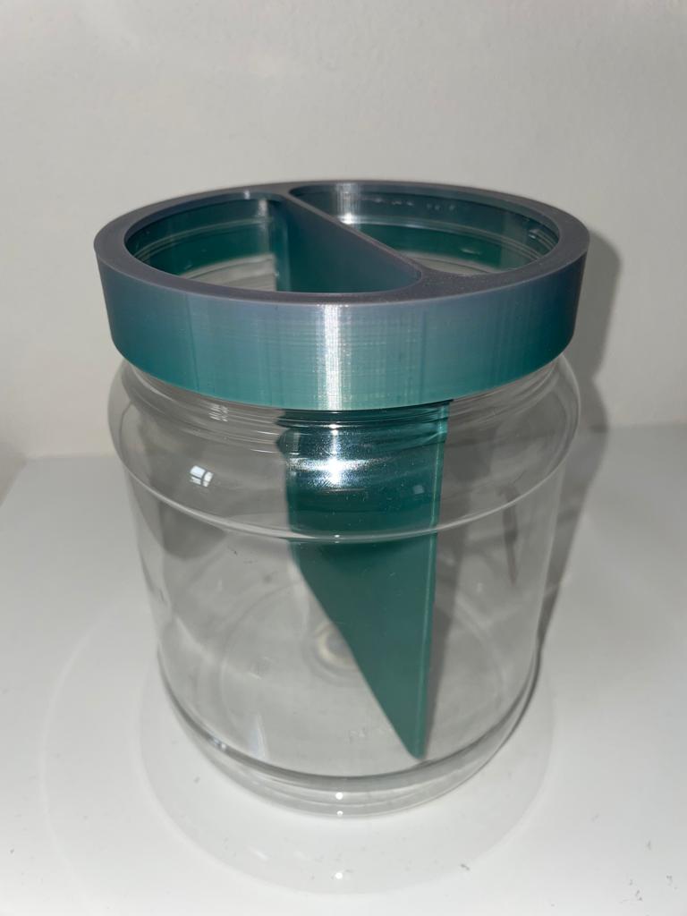 Nắp Hũ Đựng Bút 2 Ngăn