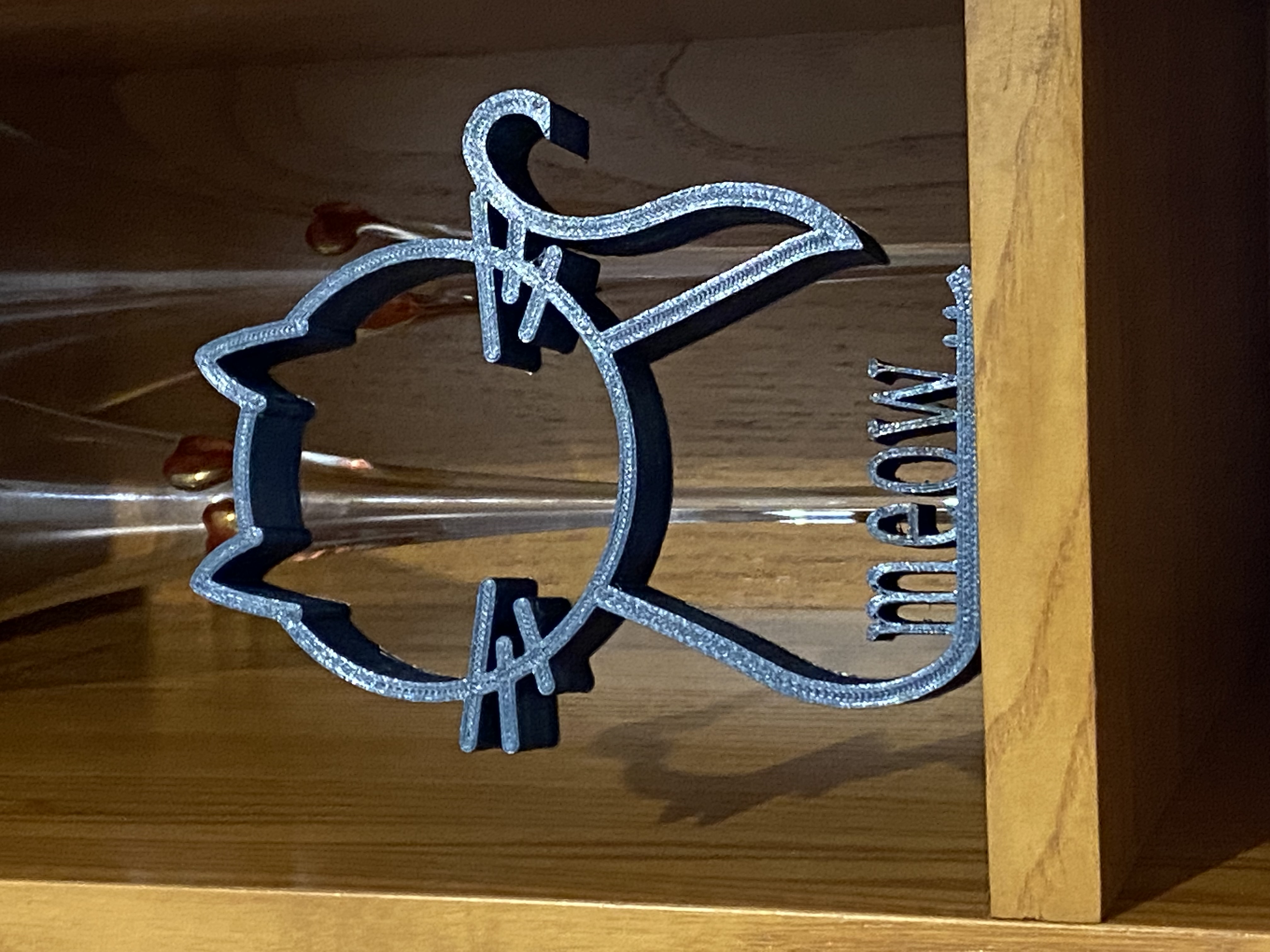 Tranh Line Art Mèo Kitty Trang Trí