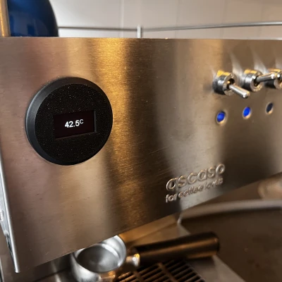 Mô hình thay thế ESP32 cho máy Ascaso Steel