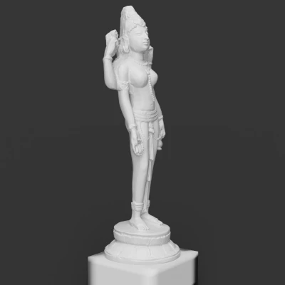 Devi cầm bình nước & sách