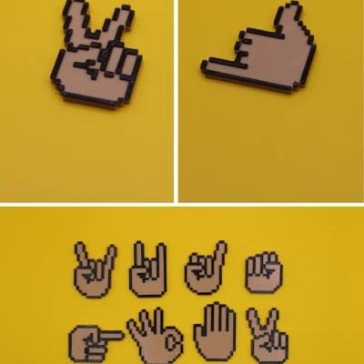 Mô hình "Emoji Bàn Tay"