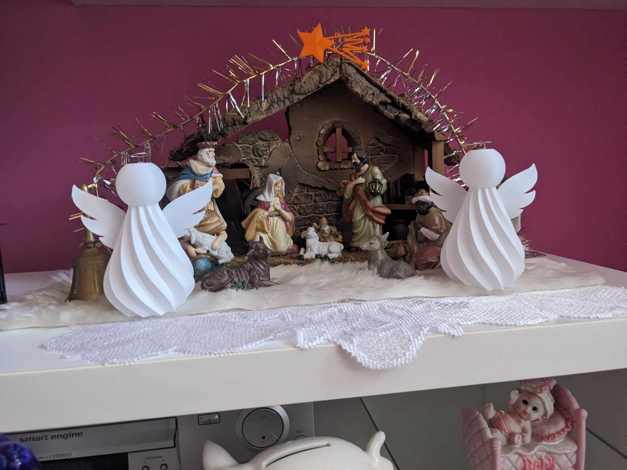 Thiên Thần Nến Tealight (Chế Độ Vase)