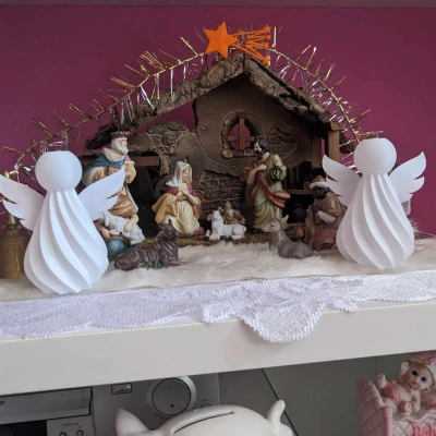 Thiên Thần Nến Tealight (Chế Độ Vase)