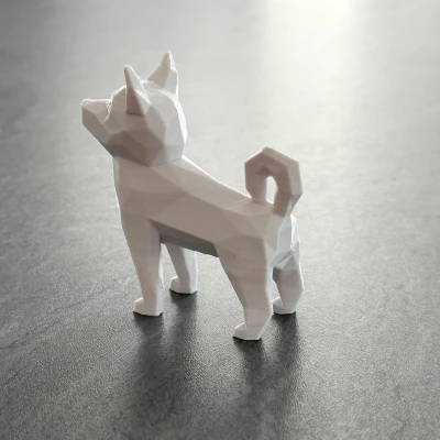 Chó Low Poly Dễ Thương