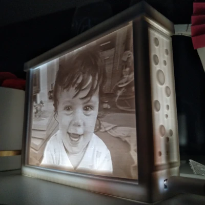 Khung Hộp Lithophane V3 Dành Cho Dây LED