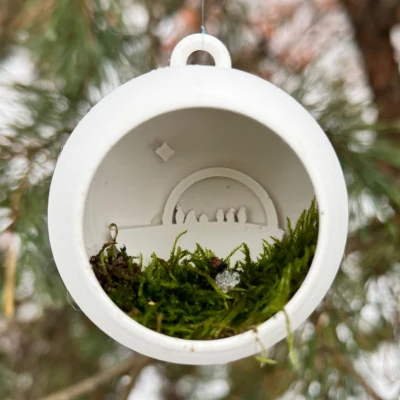 Trái châu Noel, quả châu / Christbaumkugel