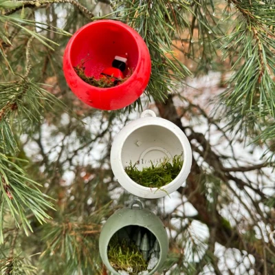 Trái châu Noel, quả châu / Christbaumkugel