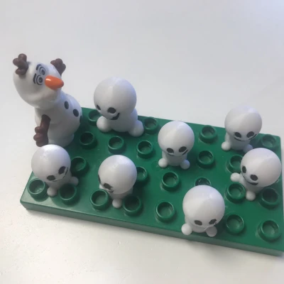 Snowgie - Người Tuyết Baby / Olaf (Tương thích Duplo)