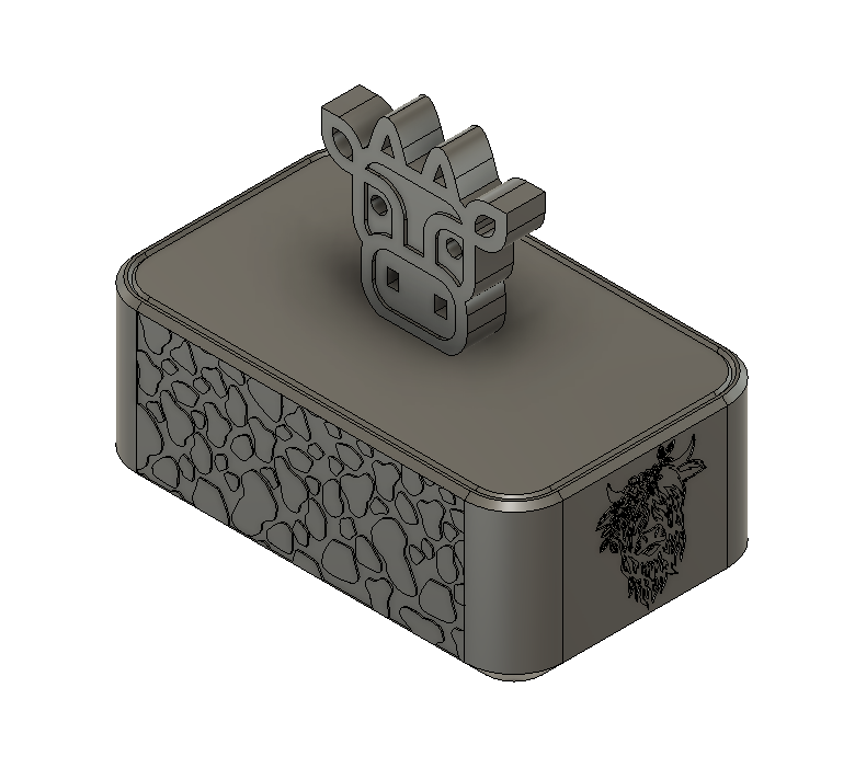 Hộp Đựng Bơ (Hình Con Bò)