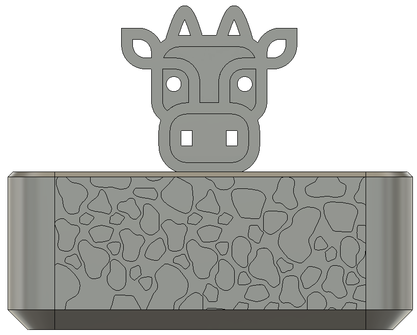 Hộp Đựng Bơ (Hình Con Bò)