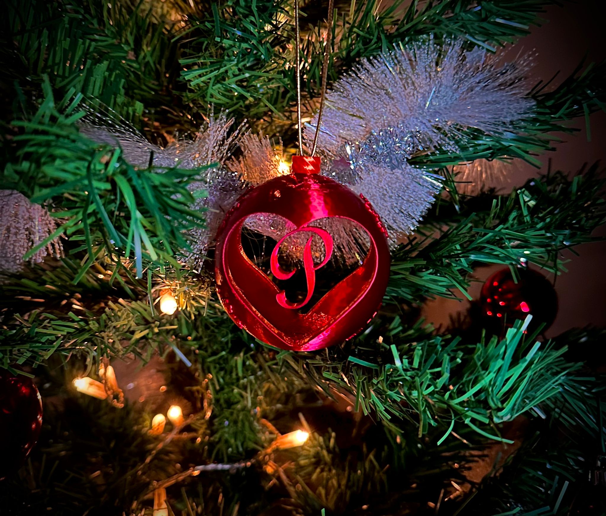 Tùy Chỉnh Phụ Kiện Trang Trí Giáng Sinh Hình Trái Tim