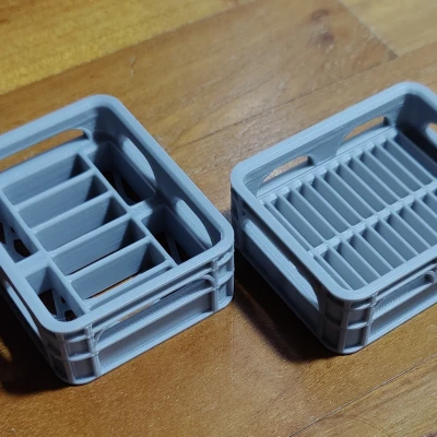 Hộp Đựng Pin CR2032 / CR2477 Nửa Chiều Cao Kiểu Thùng Bia