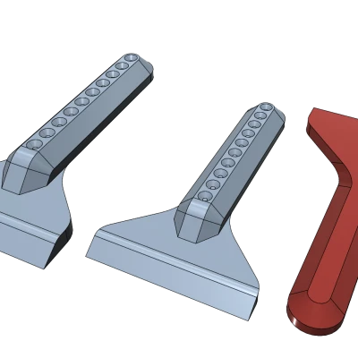 Dụng Cụ Cạo Lưỡi Dao Dễ In, Thiết Kế Công Thái Học