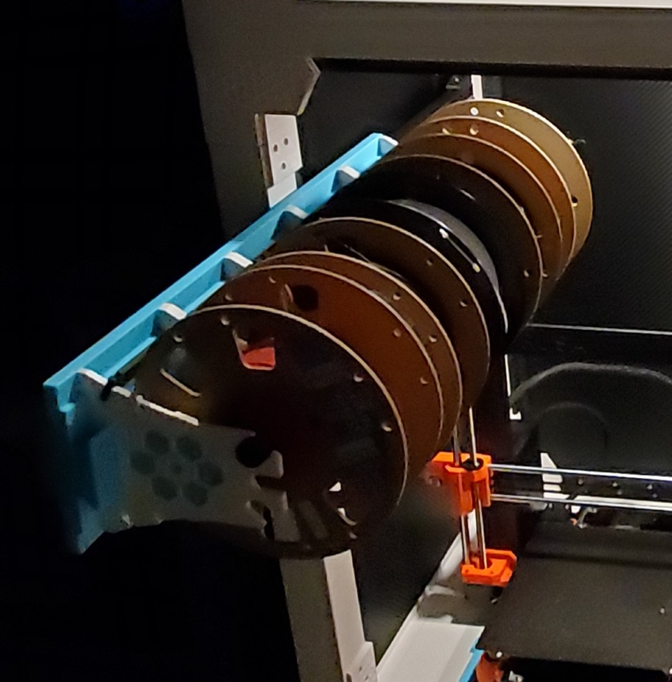 Chân đỡ cuộn chỉ Dovetail kèm ray trượt ngăn kéo cho Repwinder