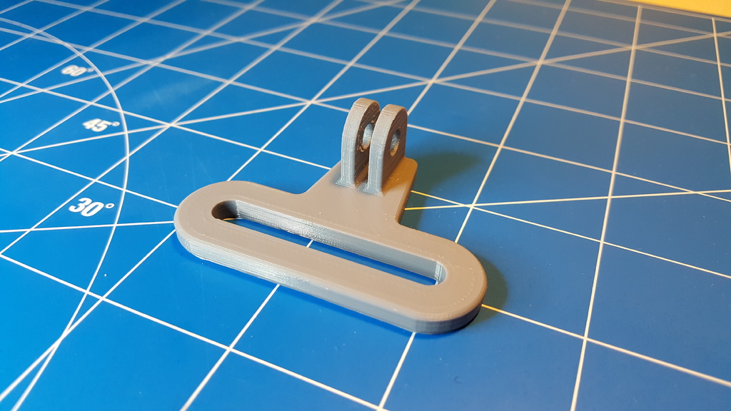 Adapter chuyển đế máy ảnh 1/4" sang ngàm GoPro có bù trừ tâm