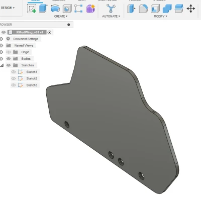 Chắn bùn sau RC 1/8 Xray XB8 và XB8E