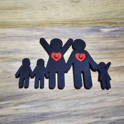 Móc chìa khóa "Home" kèm móc khóa đôi - Các mẫu khác