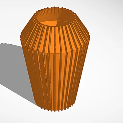 Bình Hoa Có Đường Kẻ