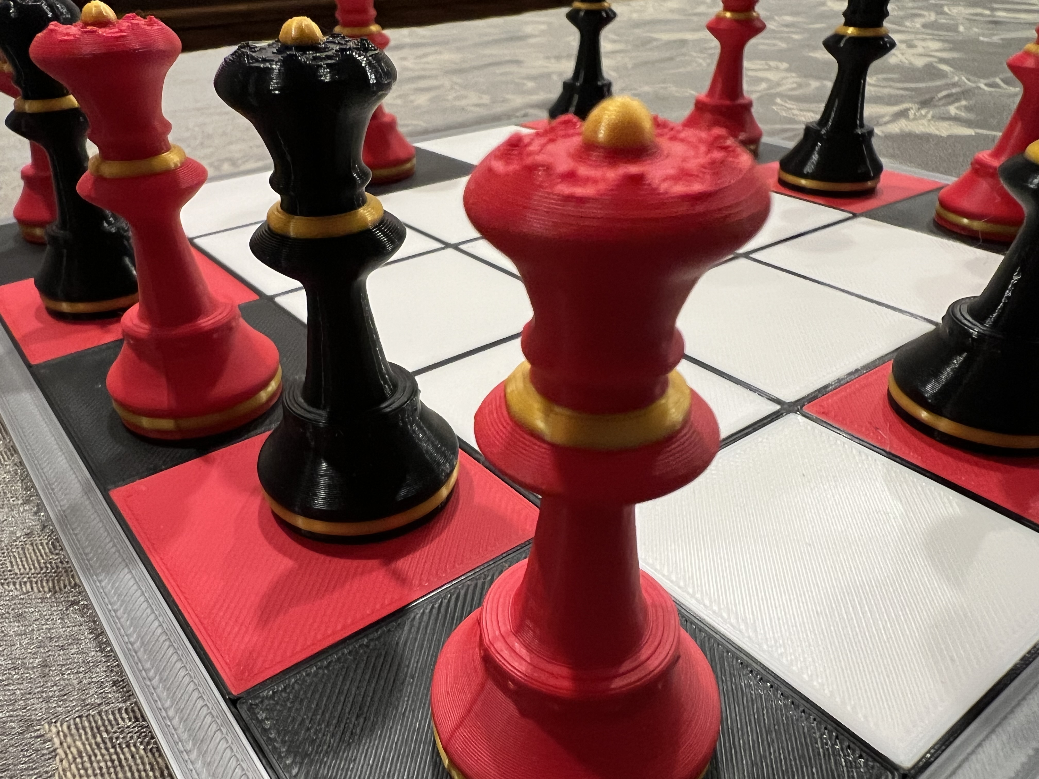 Bàn Cờ All Queens (Kiểu Ghép Connect 4, Cờ Vua, Cờ Tướng)