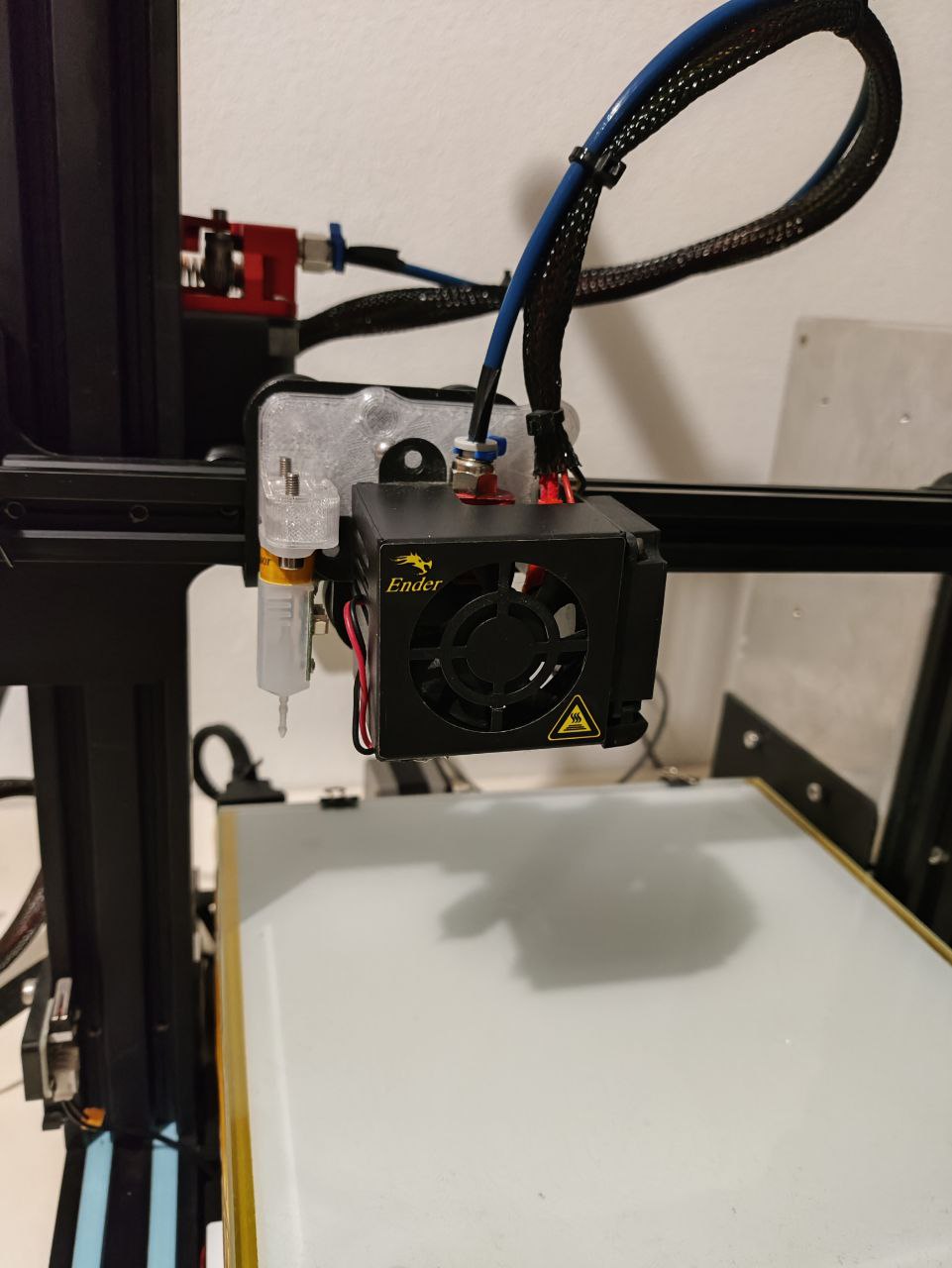 Nâng Cấp Bracket Ender 3 - Shroud Tản Nhiệt 5015 Nam Châm (Có Gắn BL Touch)