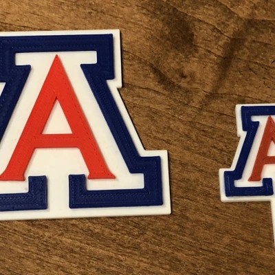 Trang trí khối "A" Arizona - Đại học Arizona