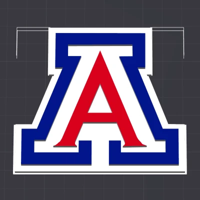 Logo Đại học Arizona cho Bambu Lab AMS hoặc Đa màu