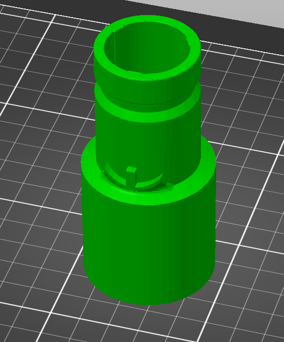 Khớp nối giữa chụp hút bụi CNC SainSmart và ống hút bụi Dyson