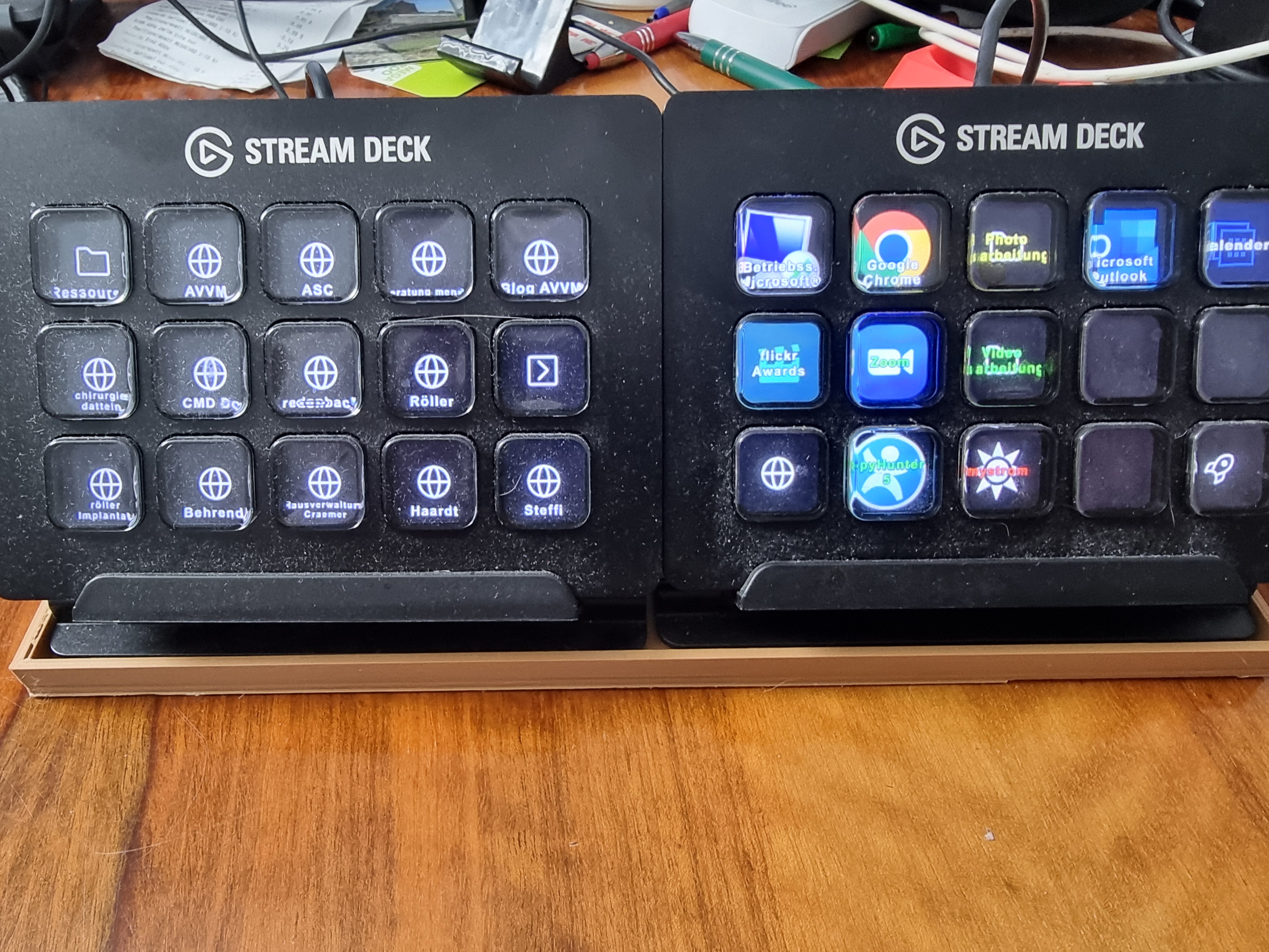 Khung cho hai Stream Deck 15 nút