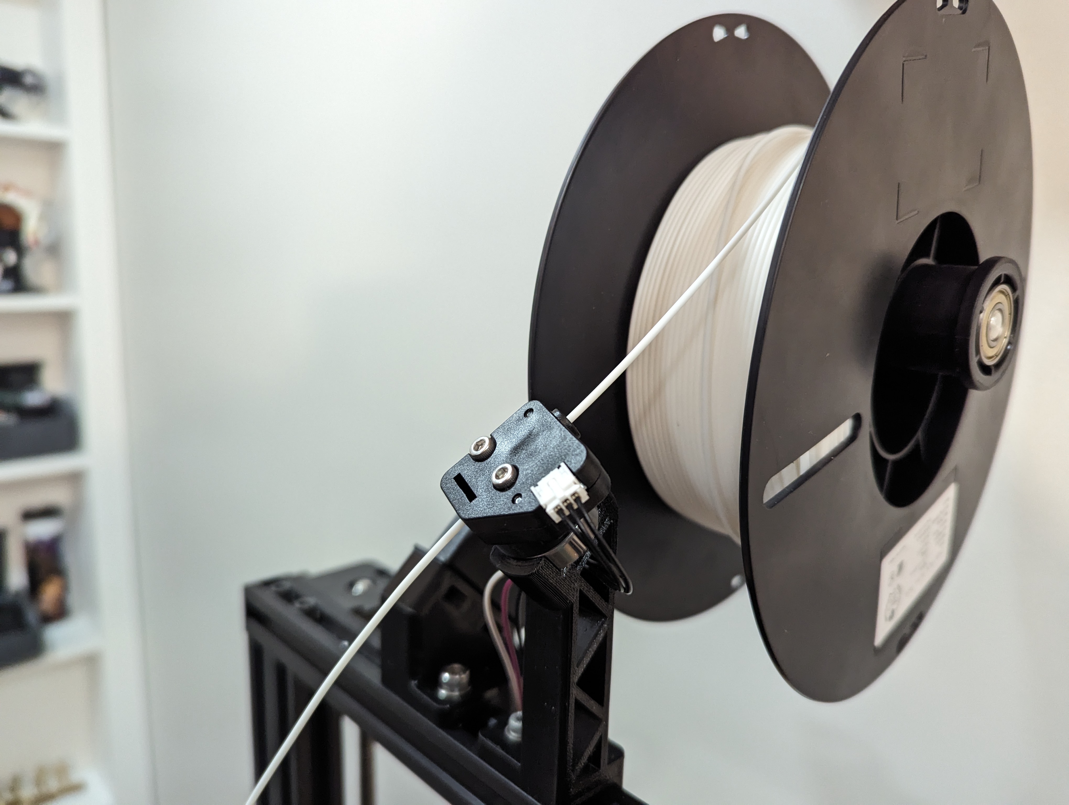 Giá Đỡ Spool và Cảm Biến Sợi Nhựa