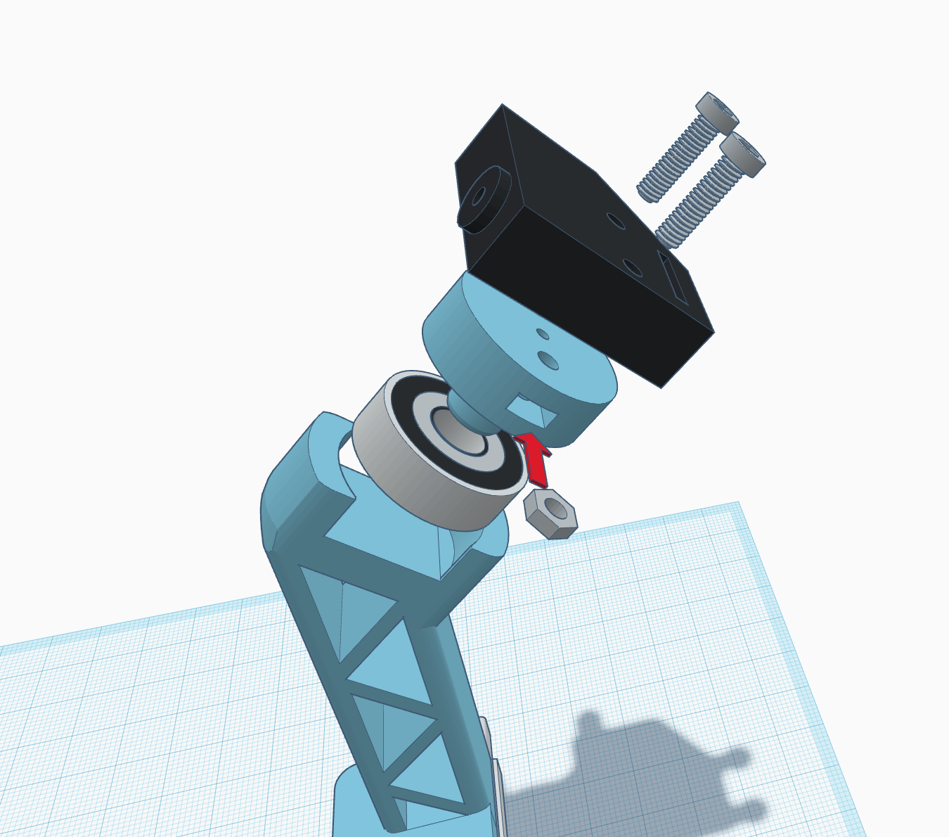 Giá Đỡ Spool và Cảm Biến Sợi Nhựa