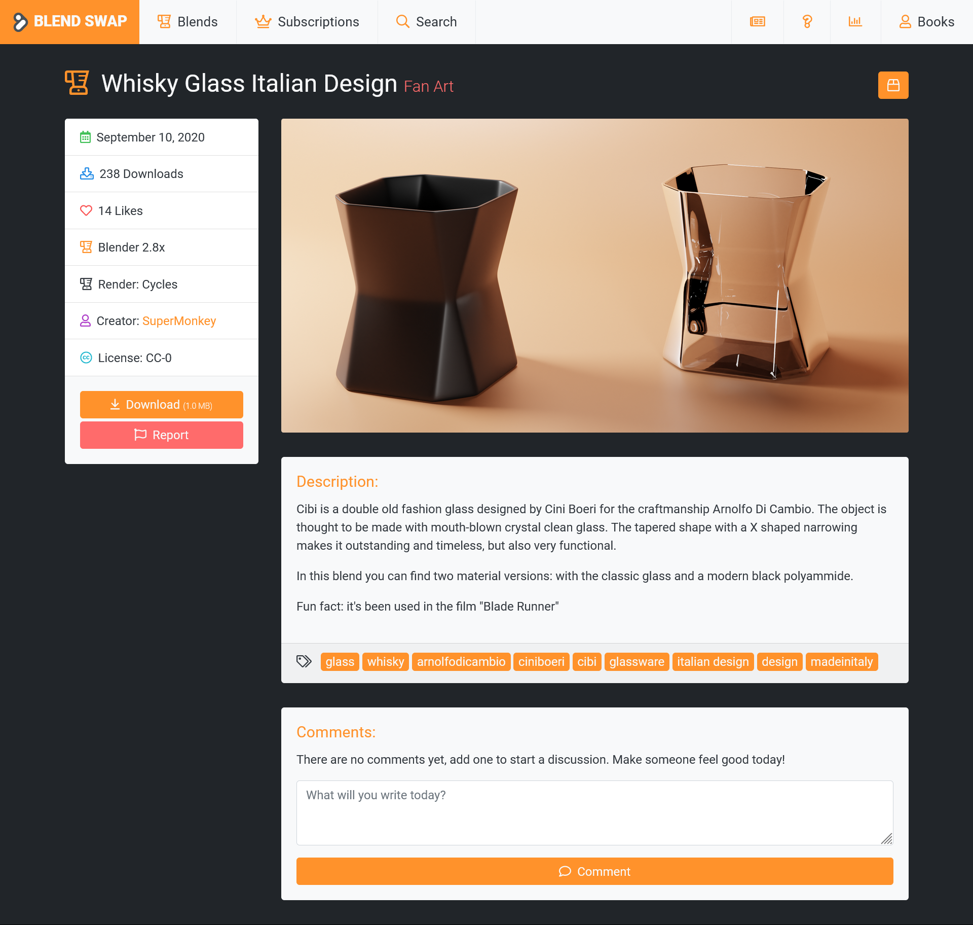 Ly Whisky Thiết Kế Kiểu Ý