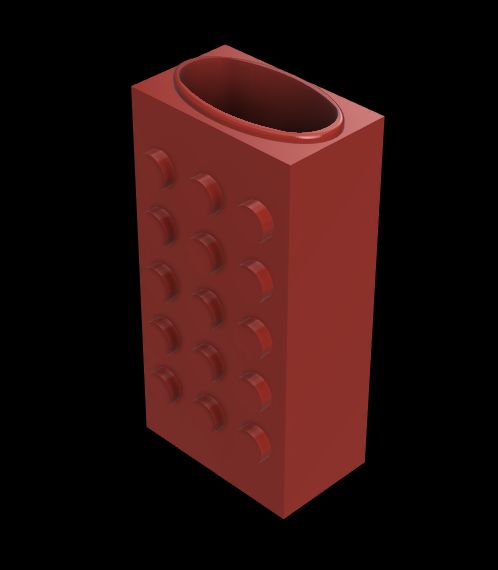 Hộp đựng bật lửa mini Bic hình viên gạch