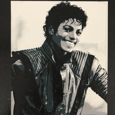 Michael Jackson - Tượng Hueforge
