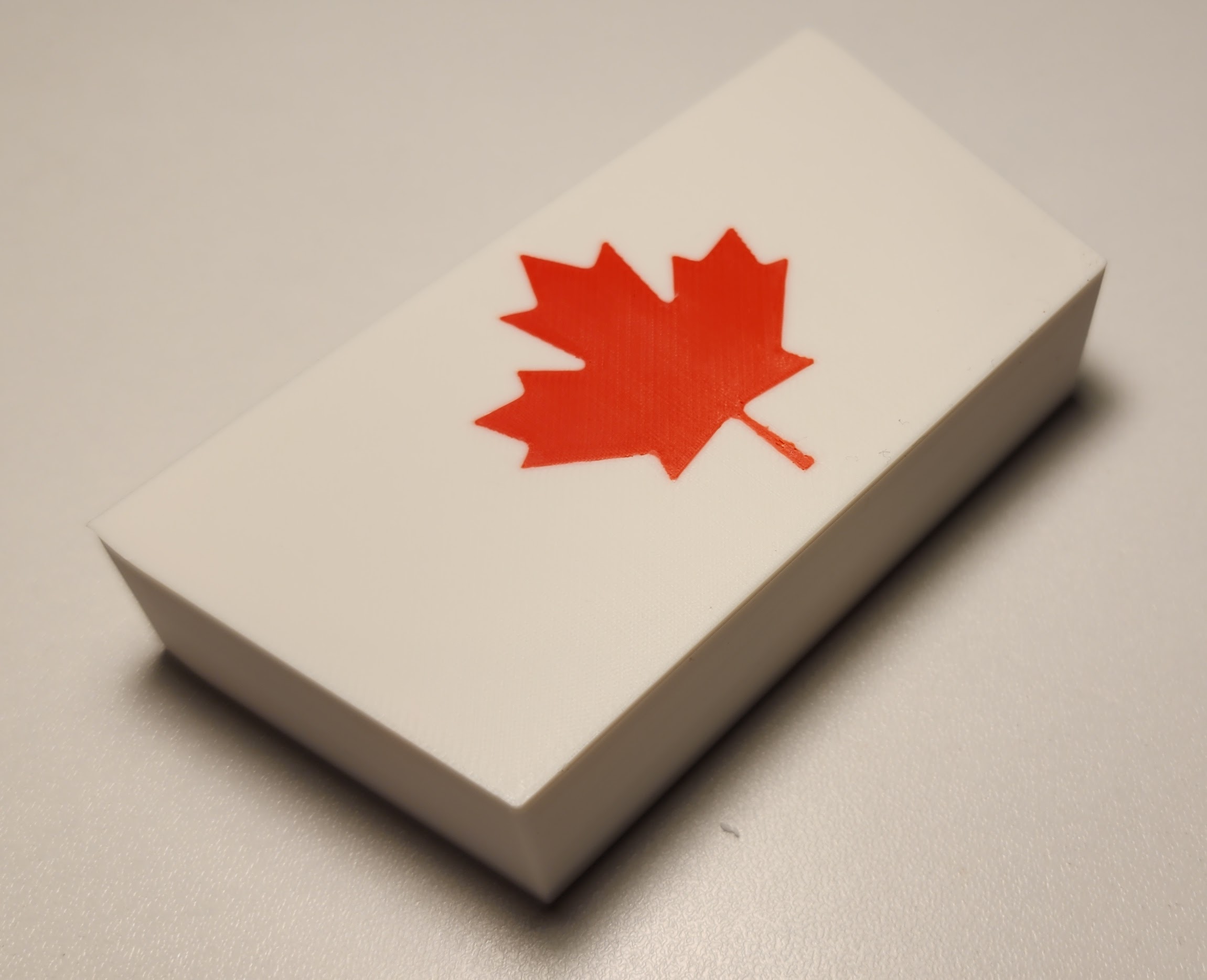 Bộ đế lót ly cờ Canada có đế cắm